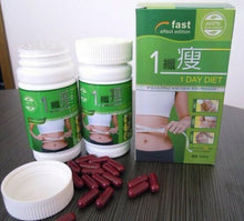 Load image into Gallery viewer, 10X60 pills Genuine One Day Diet Chinese Herb Slimming Diet Fast Weight Loss Fat Burn