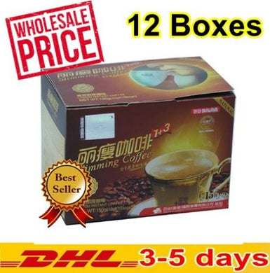 12X Wholesale Natural Slimming Instant Lishou Coffee Natural Coffee Diet Drink Weight Control