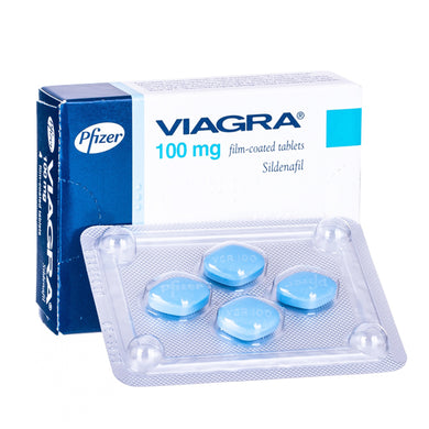 Pfizer USA. Via-gra 100mg 4 Tablets