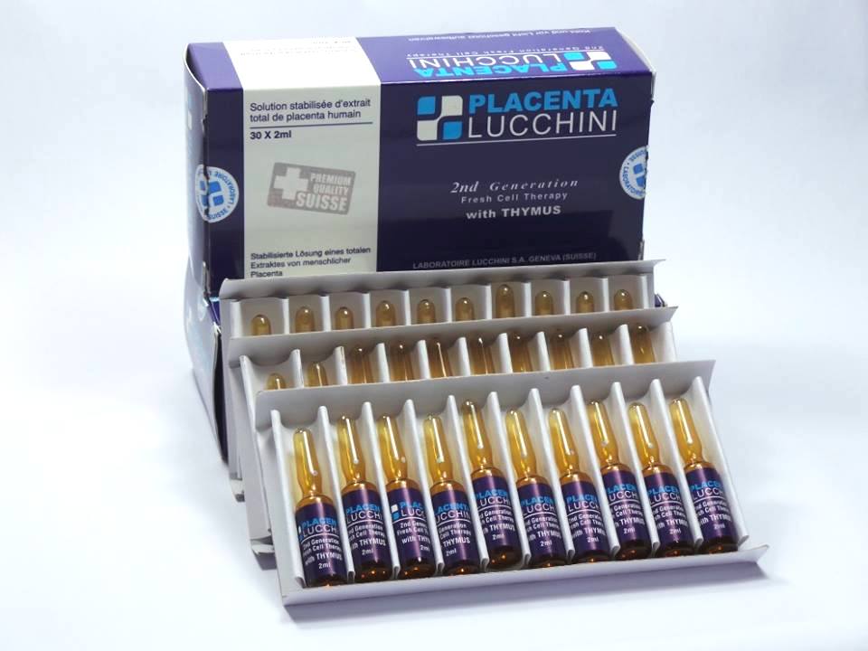 PLACENTA LUCCHINI 2ND GENERATION – FRESH CELL THERAPY WITH THYMUS
