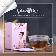 Load image into Gallery viewer, RICHY Premium Herbal Tea Lychee Rose Green Tea 100% Natural Detox CHARICHY