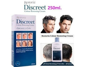 6 Pcs Restoria Discreet Hair Colour Restoring Cream Natural Looking Hair Colour