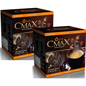 10X CMAX Instant Coffee Cordyceps Ginseng Herb Weight Control Supplement Sugar Free 1 Box