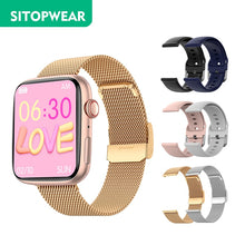 Load image into Gallery viewer, 2022 NEW Smartwatch Stainless Steel Band Smart Watch Men Bracelet Bluetooth Calls Wireless Charging 44mm Strap