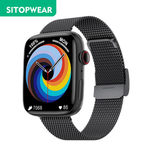 Load image into Gallery viewer, 2022 NEW Smartwatch Stainless Steel Band Smart Watch Men Bracelet Bluetooth Calls Wireless Charging 44mm Strap