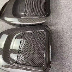 Aroham 100% Real Carbon Fiber Seat Back For Audi S4 S5 RS4 RS5 2015 2016 2017 2018 2019 2020 2021 Car Backseat Protectors