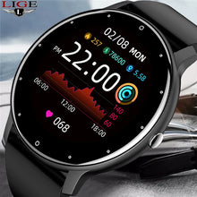 Load image into Gallery viewer, LIGE 2022 New Smart Watch Men Full Touch Screen Sport Fitness Watch IP67 Waterproof Bluetooth For Android ios smartwatch Men+box