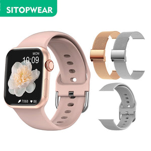 SitopWear Smart Watch 2022 Wireless Charging Smartwatch Bluetooth Calls Watches Men Women Fitness Bracelet Custom Watch Face