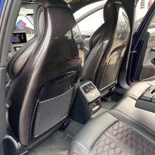 Load image into Gallery viewer, Aroham 100% Real Carbon Fiber Seat Back For Audi S4 S5 RS4 RS5 2015 2016 2017 2018 2019 2020 2021 Car Backseat Protectors