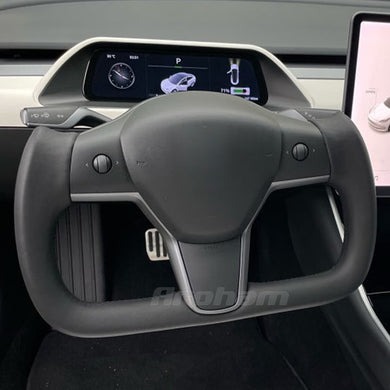 Aroham Yoke Steering Wheel Heating Or No Heating For Tesla Model Y Model 3 2017-2022