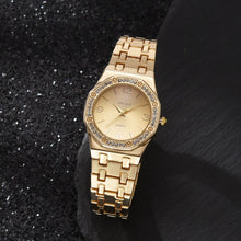 Load image into Gallery viewer, Ladies Watch 2022 New Fashion Luxury Simple Diamond Steel Band Watch Ladies Big Dial