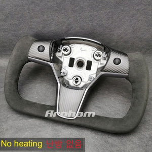 Aroham Yoke Steering Wheel For Tesla Model Y Model 3 2017 2018 2019 2020 2021 Heating or No heating Hot Sale