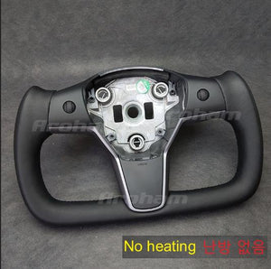 Aroham Yoke Steering Wheel For Tesla Model Y Model 3 2017 2018 2019 2020 2021 Heating or No heating Hot Sale