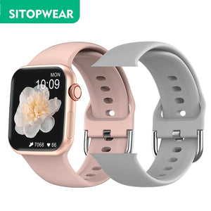 SitopWear Smart Watch 2022 Wireless Charging Smartwatch Bluetooth Calls Watches Men Women Fitness Bracelet Custom Watch Face