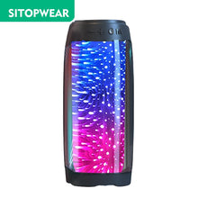 Load image into Gallery viewer, SitopWear Bluetooth Speaker Full Screen 3D Colorful LED Light Portable HiFi Speaker