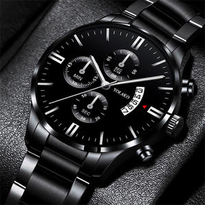 Sports Watches Luxury Men Stainless Steel Quartz Wrist Watch for Man Business