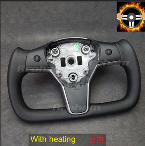 Aroham Yoke Steering Wheel For Tesla Model Y Model 3 2017 2018 2019 2020 2021 Heating or No heating Hot Sale