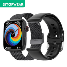 Load image into Gallery viewer, 2022 NEW Smartwatch Stainless Steel Band Smart Watch Men Bracelet Bluetooth Calls Wireless Charging 44mm Strap