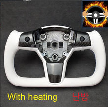 Load image into Gallery viewer, Aroham Yoke Steering Wheel Heating Or No Heating For Tesla Model Y Model 3 2017-2022