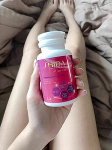 4X Shida Collagen HACP Gluta Q10 Whitening Skin Reduce Wrinkles Dark Spots Bright