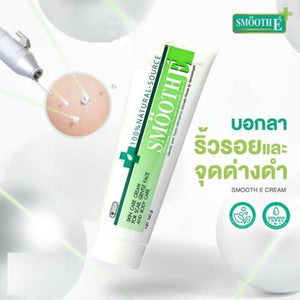 10X Smooth E Cream Vitamin E Plus Aloe Vera Anti Aging Scars Acne Spot Mark 100 g.