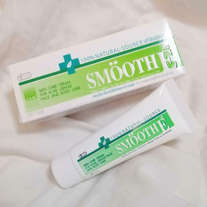 10X Smooth E Cream Vitamin E Plus Aloe Vera Anti Aging Scars Acne Spot Mark 100 g.