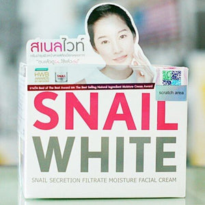 10X Snail White Facial Cream Moisture Recovery Renew Repairing Whitening 50 g.