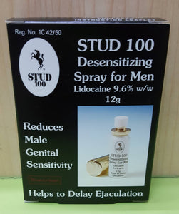 Stud 100 Male Genital Desensitizer Spray 1 Pcs