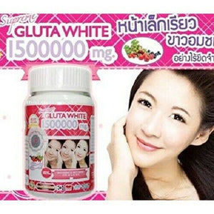 500X Supreme Gluta White 150000 MG Super Whitening Glutathione Vitamin Anti-Aging