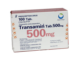 TRANSAMIN TABLET 500 MG WHITENING CAPSULES REDUCE MELANIN