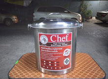 Load image into Gallery viewer, Thai Noodle Soup Stockpot Pot Stainless Steel Zebra Chef 36 cm
