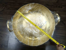 Load image into Gallery viewer, Thai Traditional Wok Brass Pan Home Cooking Food Dessert Katathong Size XL 53cm