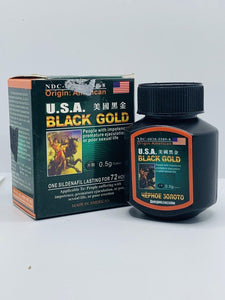 U.S.A BLACK GOLD 1 Bottle 16 Capsules