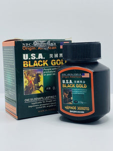 U.S.A BLACK GOLD 1 Bottle 16 Capsules