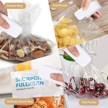 Load image into Gallery viewer, Mini Heat Bag Sealing Machine Package Sealer Bags Thermal Plastic Food Bag Closure Portable Sealer Packing Kitchen Accessories