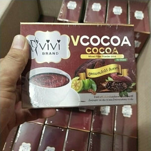 2X V Cocoa Mixed Powder Drink Fiber Diet Supplement Firming Slim Good Shape