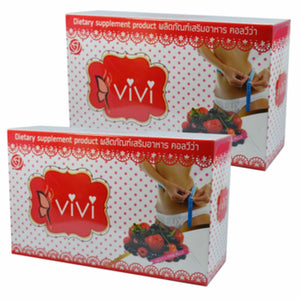 3X Vivi Weight Dietary Supplement Diet Slim 10 Sachets Block Burn Break Natural