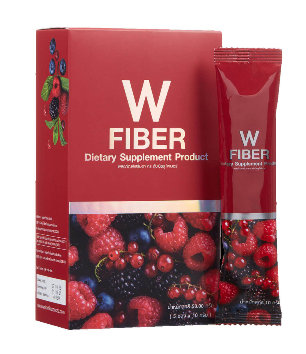 2X W FIBER Berry by Wink White Mixed Berry Detox Trap fat Weight Control