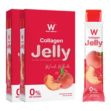 Load image into Gallery viewer, Wink White W Collagen W Jelly Whitening Anti Aging Brighten Skin No Sugar 0%