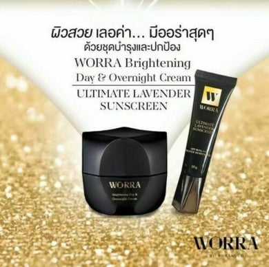WORRA 2 in 1 Day & Night Cream Sunscreen SPF50 PA+++ Renew Skin Bright Youthful
