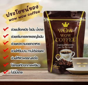 12X Wow Wow Coffee 12 in 1 Instant Slim Body Shape Brighten Skin Control Weight