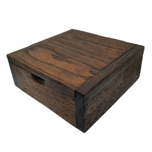 Wooden Handmade Trinket Box Storage Keepsake Jewelry 5"x5"x2" Thai Vintage Gift