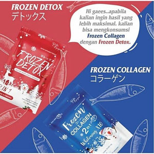 10 Pcs Frozen Collagen Whitening x10 Frozen Detox Nourish Skin Cleanse Toxins