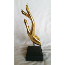 Load image into Gallery viewer, X2 Home Art Decor Buddha Hand Wood Carved Statue Sculpture Handmade Decoration