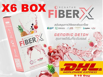 6 x Box 100% Natural Extract Renatar Fiber X No Residue Prebiotics Phytonutrient