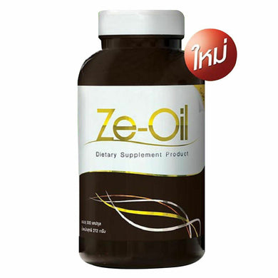 Ze-oil Natural Extraction 4 Oil Cold-Pressed Coconut Garlic Rice Bran 300 Caps N
