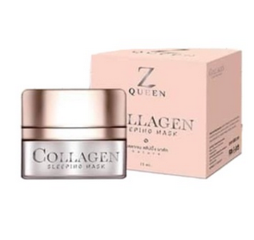 2X 15g Z Queen Collagen Sleeping Mask Cream Reduce Freckles Dark Spots Brighten