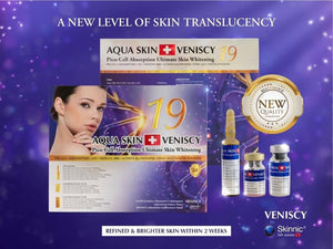 10X AQUASKIN VENISCY 19TH (SWISS) PICO CELL ABSORPTION ULTIMATE SKIN WHITENING INJECTION