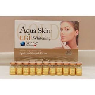 AQUA SKIN EGF WHITENING PRO Q10 (SWISS) WHITE GLUTATHIONE SKIN