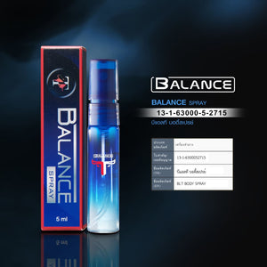 4X BALANCE T SPRAY (BLT) Properties Spray to Slow Down Ejaculation 5 ml.